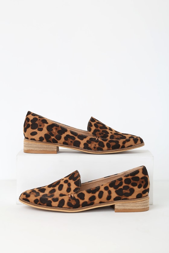 vegan leopard flats