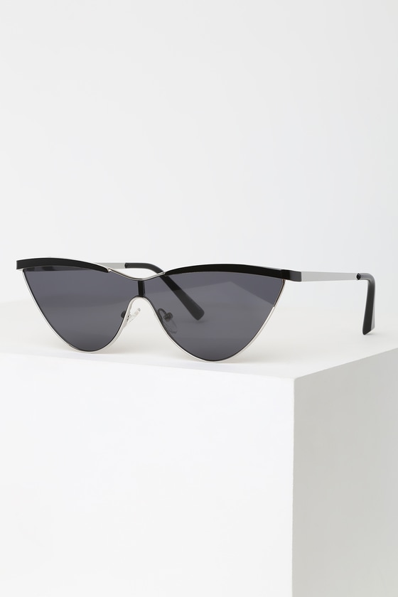 Boyce Black Small Cat-Eye Sunglasses 2