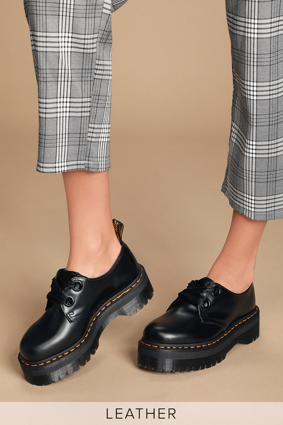 dr martens black buttero