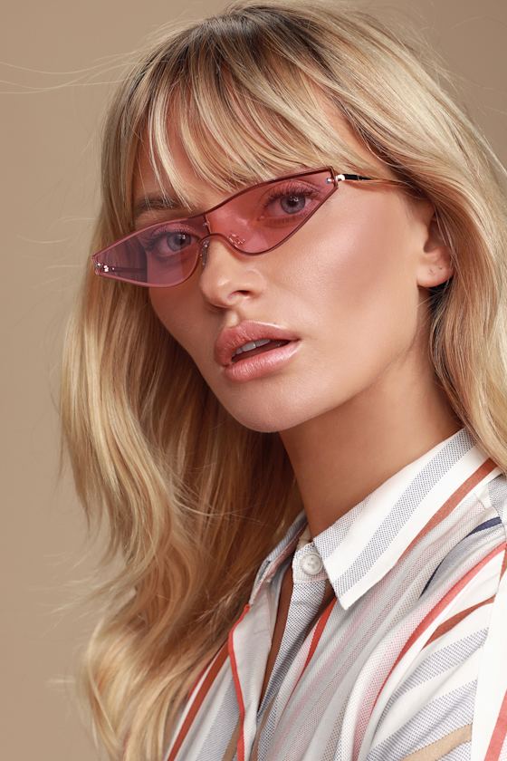 Miami Bound Pink Small Sunglasses 1