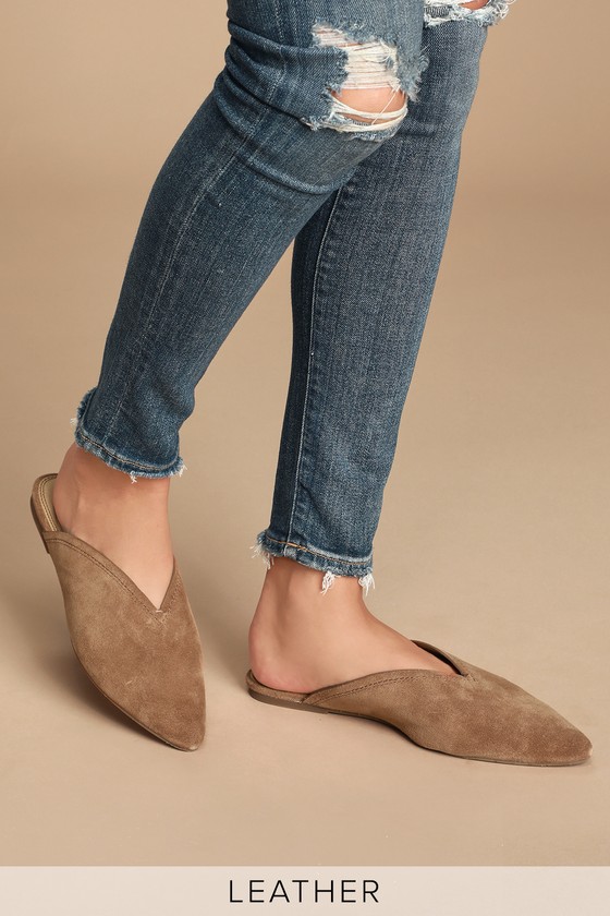 Splendid Hanford - Suede Leather Mules 