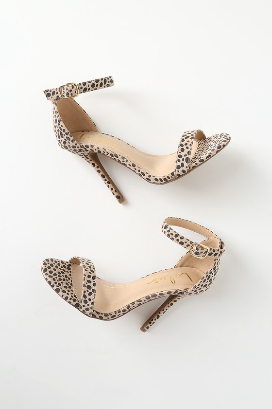 cheetah lace up heels