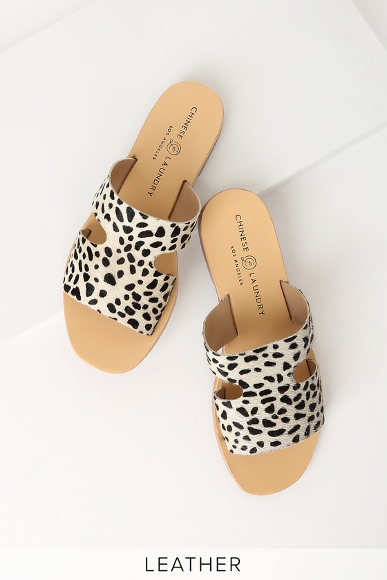 chinese laundry leopard mules