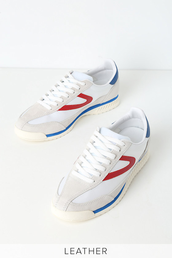 Rawlins 3 Vintage Off White Multi Suede Sneakers 1