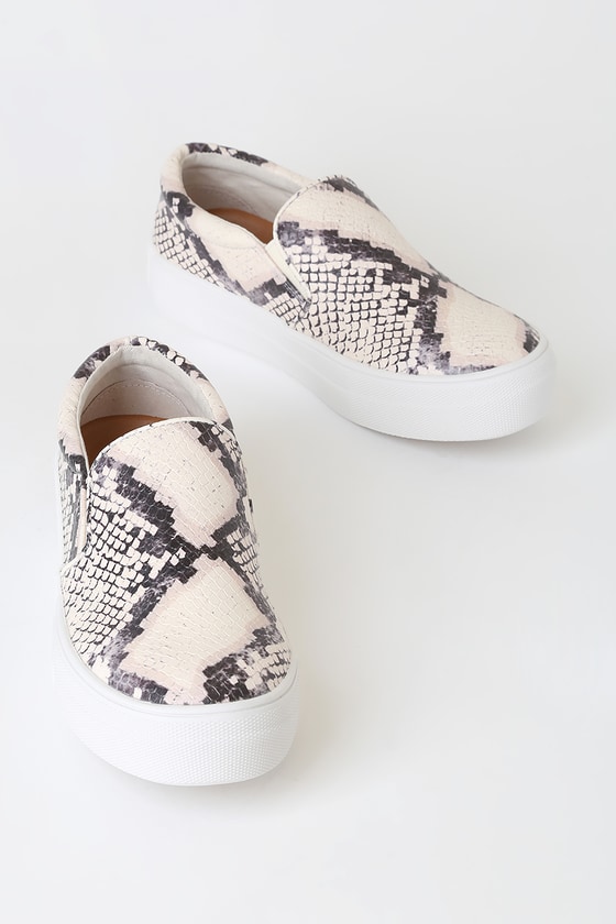 steve madden gills snakeskin sneakers