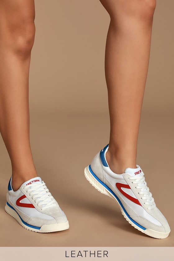 Rawlins 3 Off White Multi Suede Leather Sneakers 2