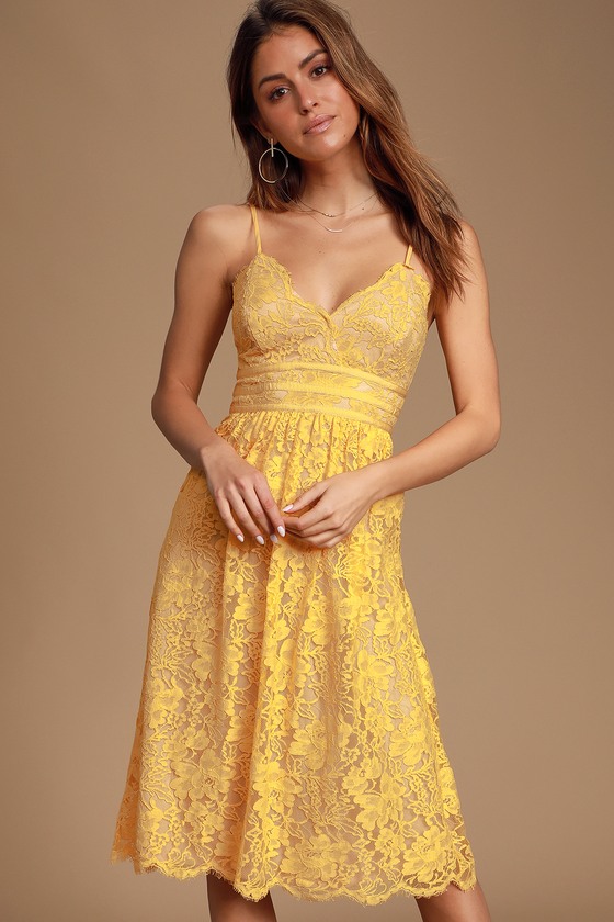 lulus mustard yellow dress