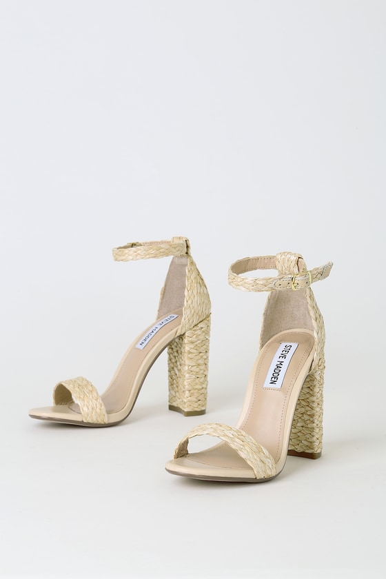 raffia heels