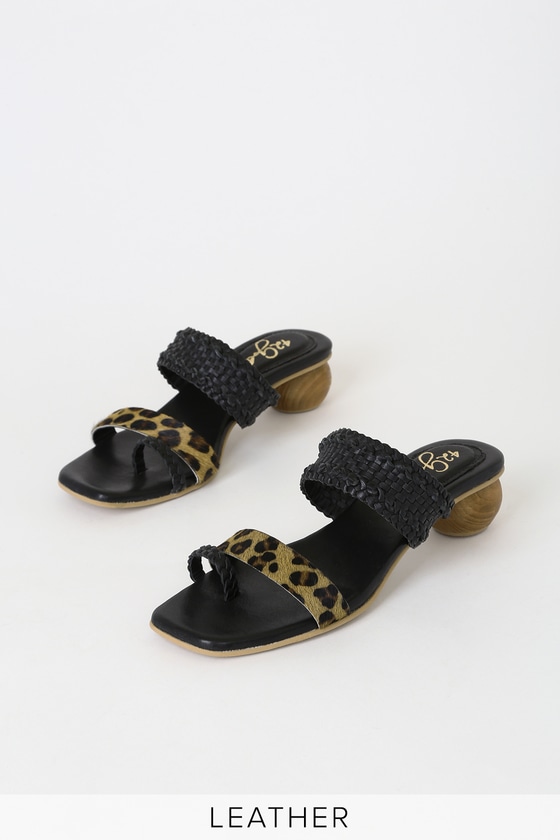 pony hair sandals