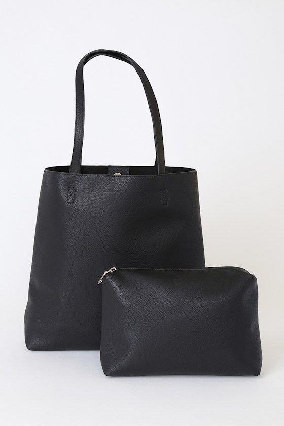 Aleeah Black Tote Bag 1
