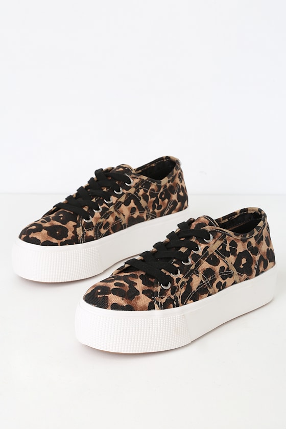 Emmi Leopard Print Platform Sneakers 2