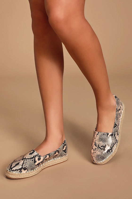 espadrille slip on flats