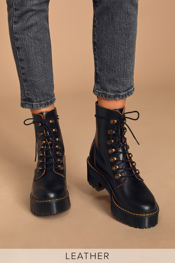 black platform boots dr martens