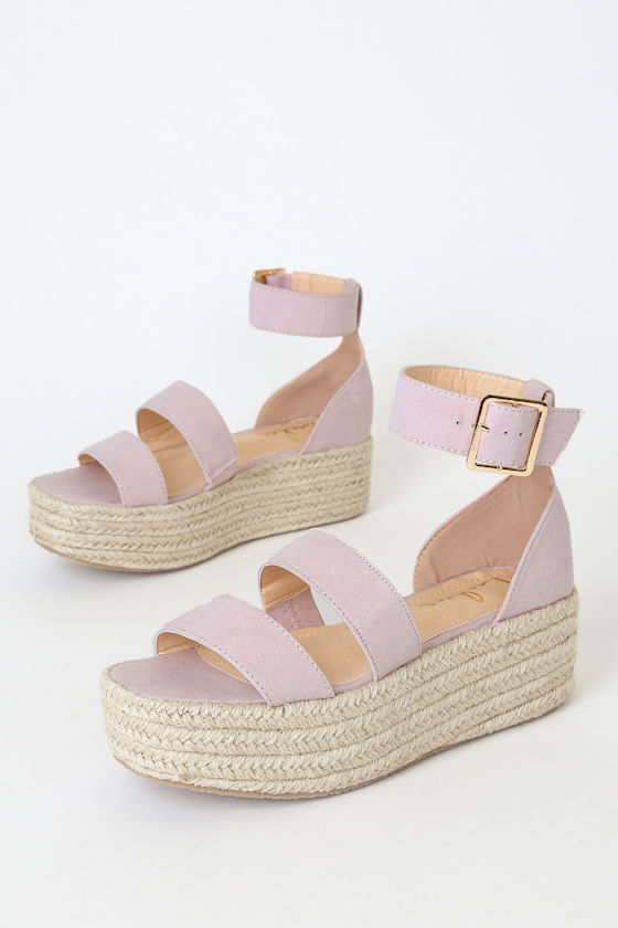 blush espadrille sandals