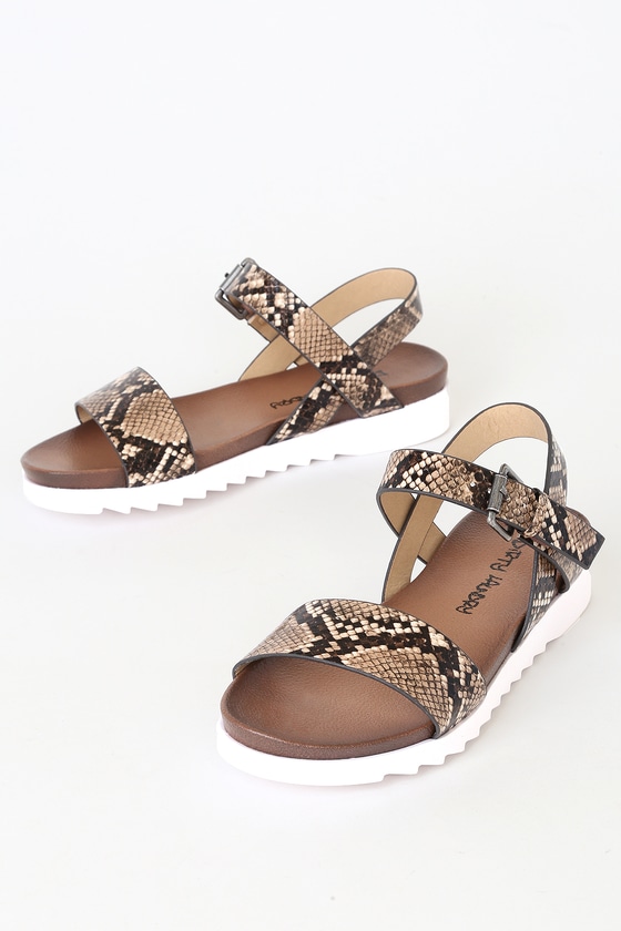 snake sandals