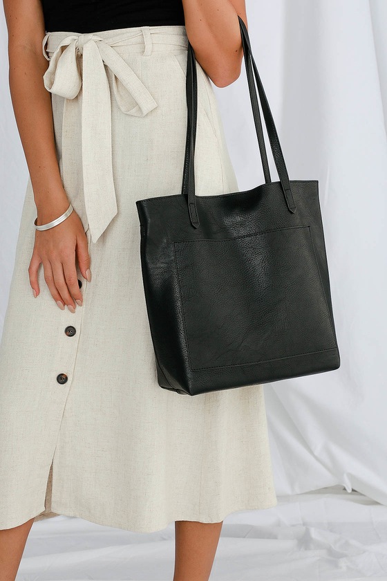 large black shopper bag