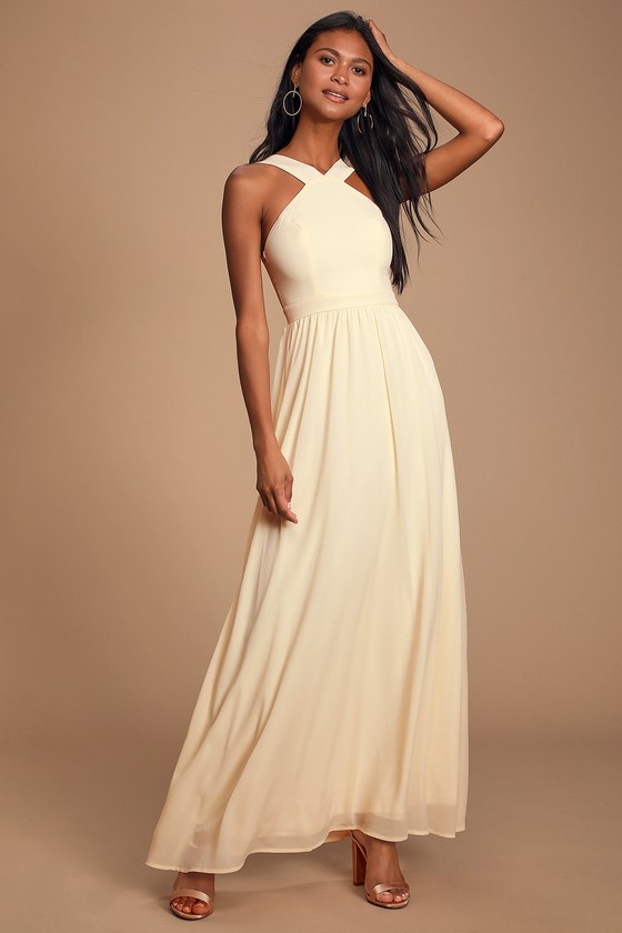 jolee maxi dress cream
