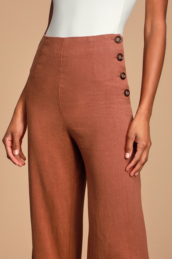 rust orange pants