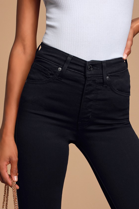 black super skinny jeans