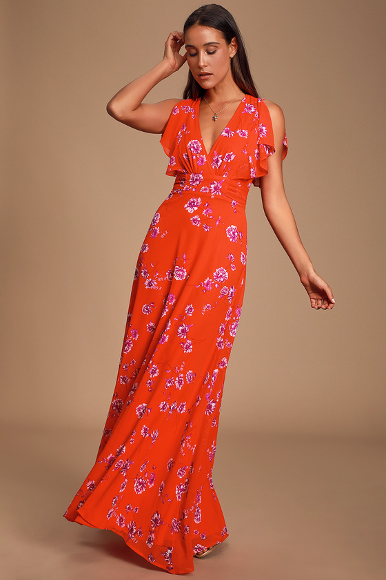 lulus red gown