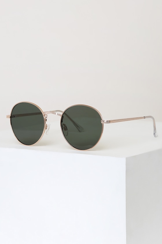 Agreed Gold Round Sunglasses 4