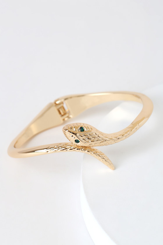 Lulus Gold Bracelet Snake Cuff Cuff Bracelet Snake Bracelet