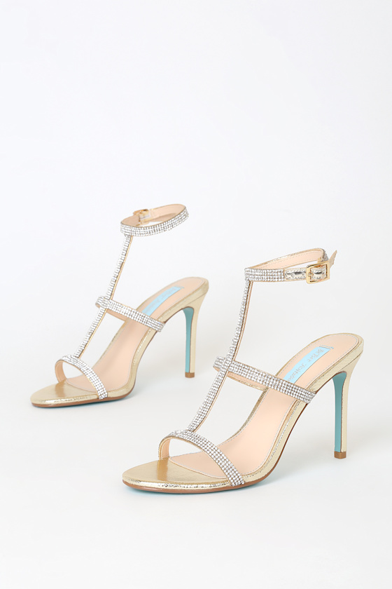 betsey johnson clear heels