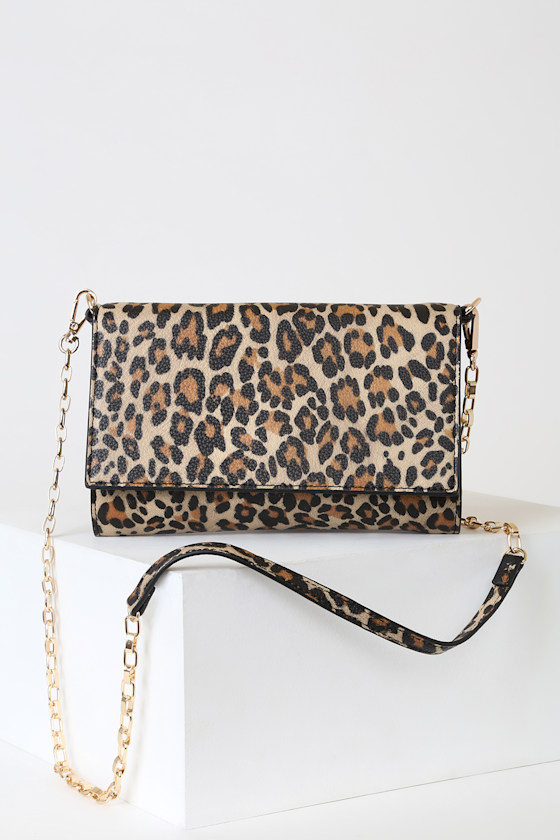 Talliah Leopard Print Wallet Clutch 1