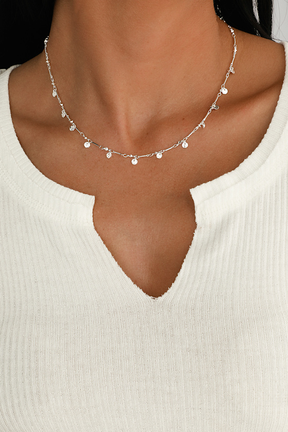 Raindrop Silver Necklace 1