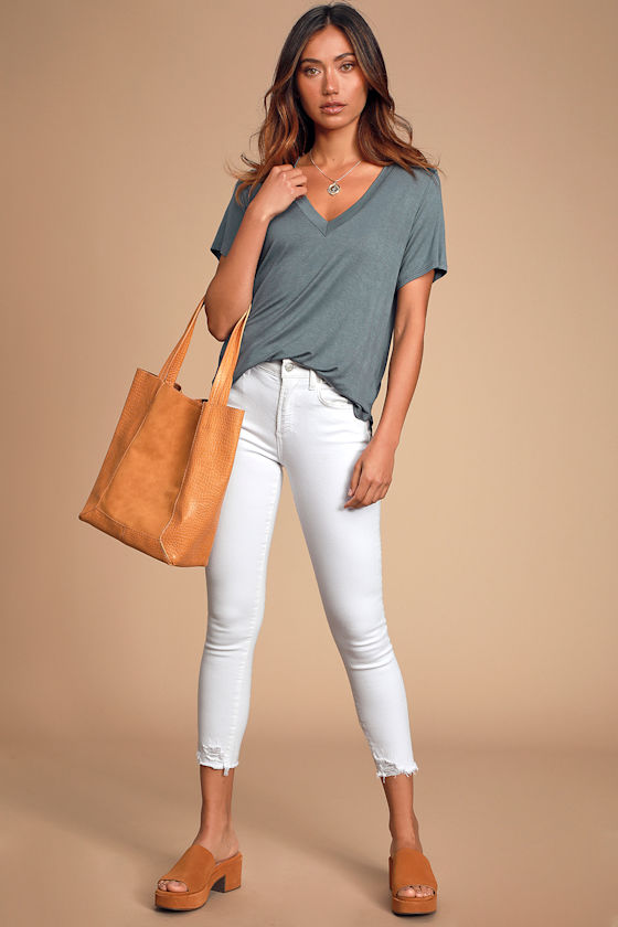 Tee for You Slate Blue Tee 6