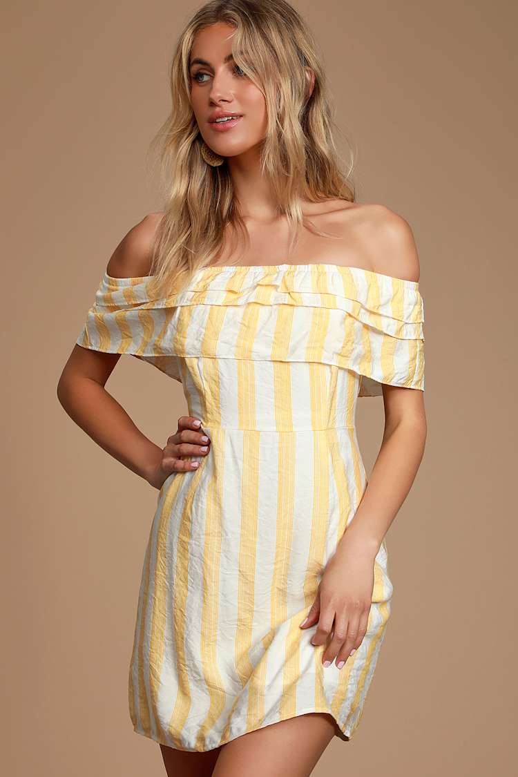 white and gold off the shoulder dress Off-the-Shoulder Corset Short Glitter Homecoming Dress Off White / XLarge main image 1