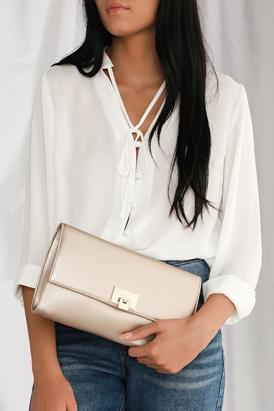 Chamise Rose Gold Clutch 6