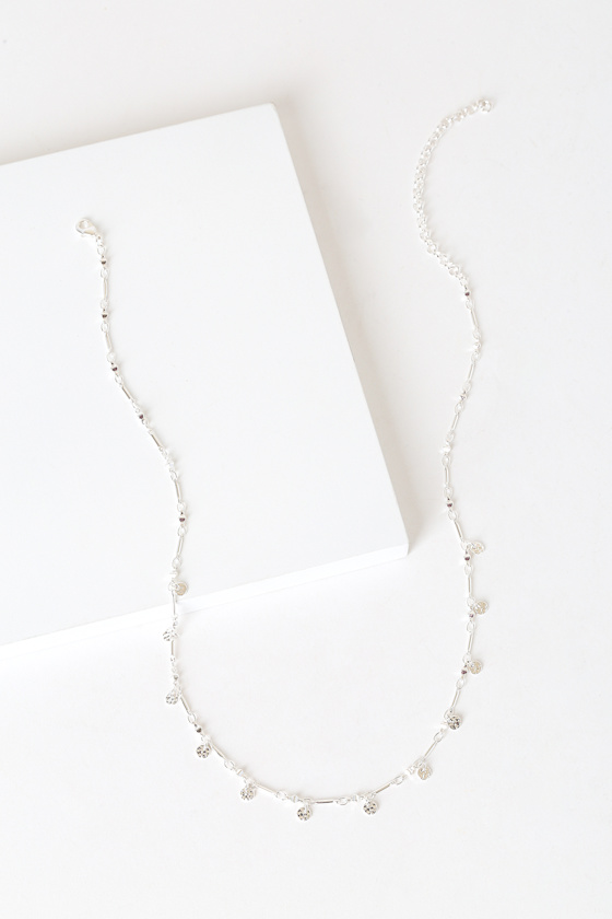 Raindrop Silver Necklace 2