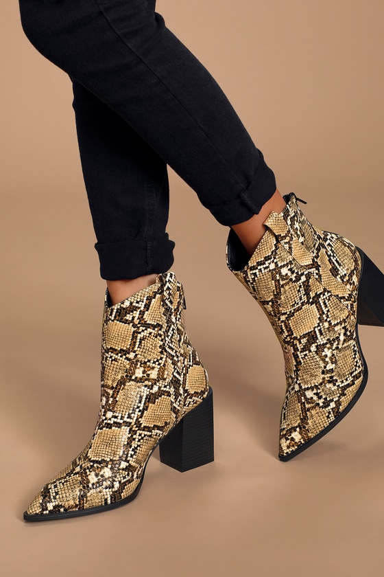 snake booties