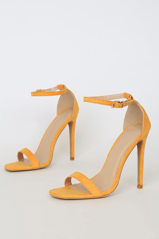 square toe heels tan