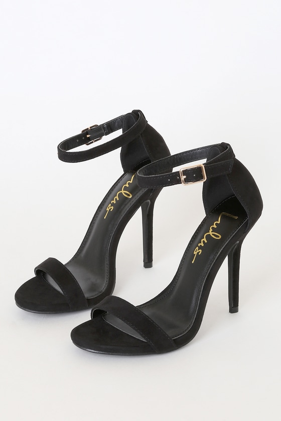 single strap heels wide