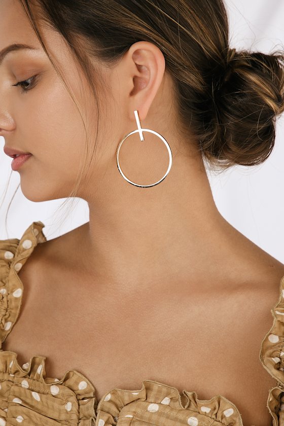 Keep It Contemporary Gold Earrings 6