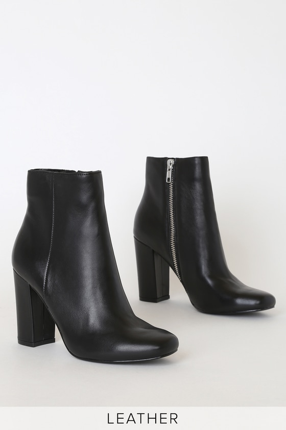 black bootie heels steve madden