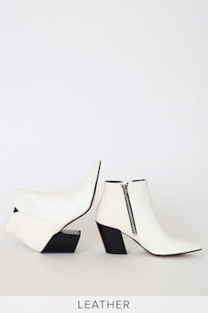 Toe Dolce Vita Aden Booties Dolce Vita Aden White Boots Pointed