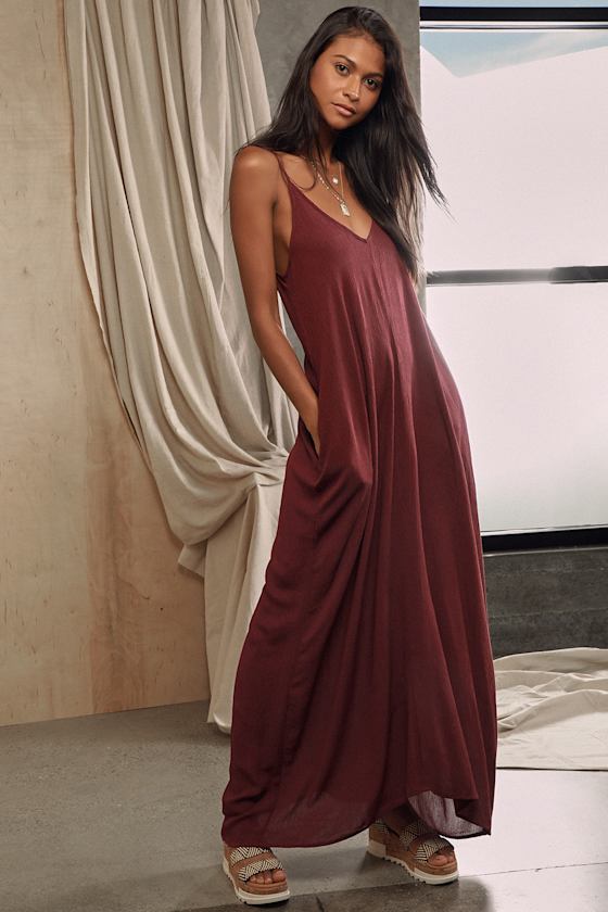 Yours Tule Burgundy Maxi Dress 8