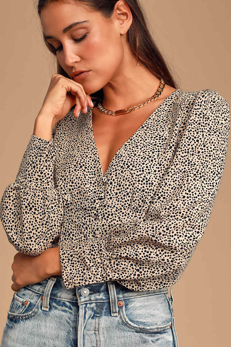cute cheetah print shirt