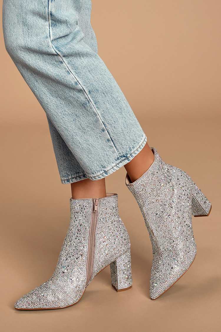 blue by betsey johnson cady dress bootie Betsey Johnson Cady Ankle Boot Blue By Betsey Johnson Cady Pink Rhinestone  Embellished Dress