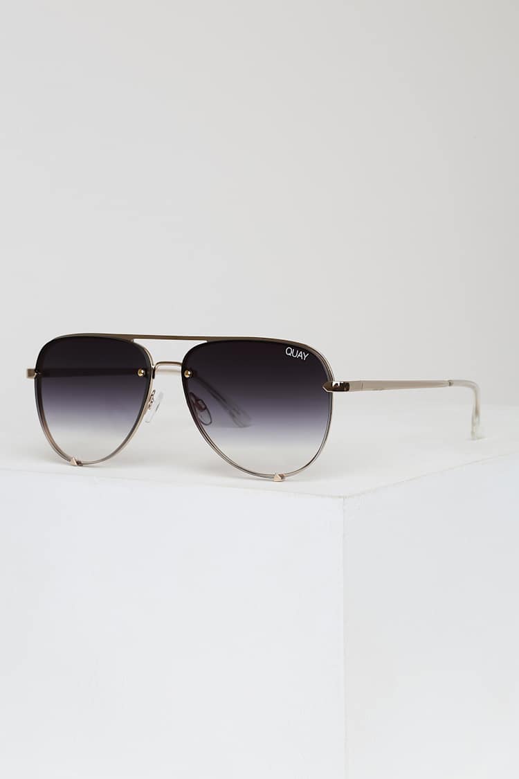 Rimless Sunglasses Quay X Desi High Key Quay X Desi Perkins