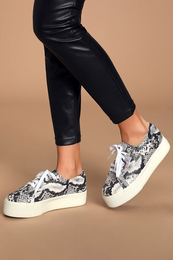 snake platform sneakers