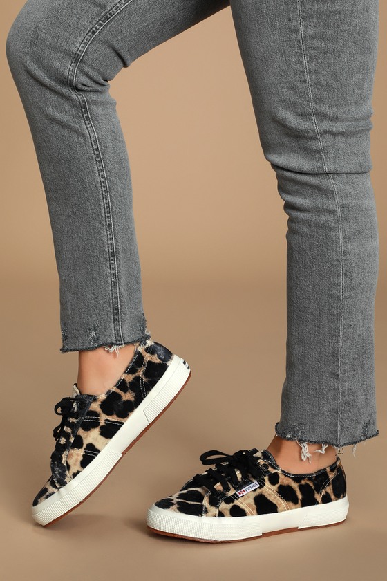 superga leopard sneakers