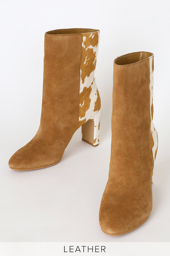 Chase Brown Multi Suede Leather Mid-Calf Boots 3