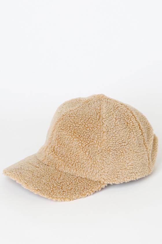 Team Player Beige Sherpa Baseball Cap 5