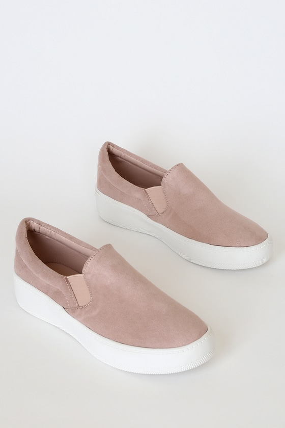 mauve color sneakers