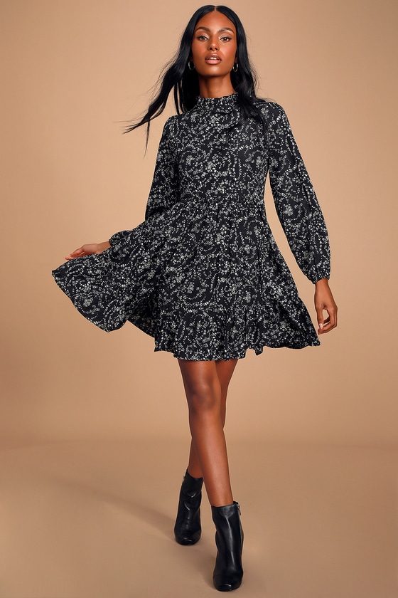 baby doll long sleeve dress