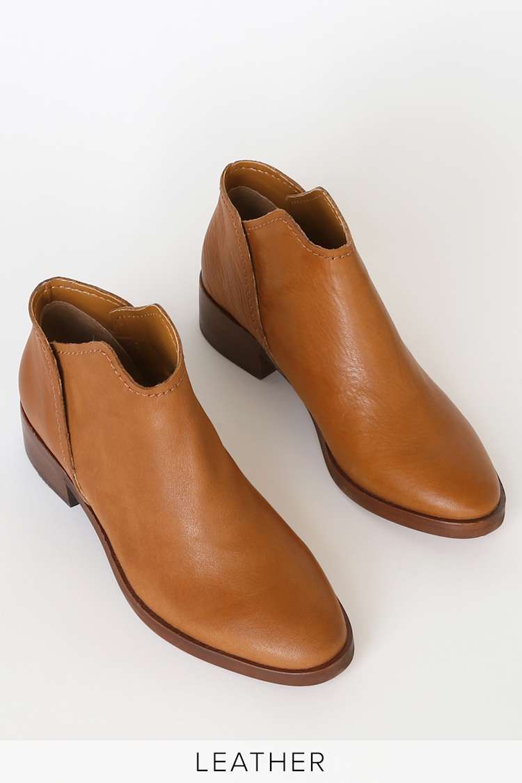 dolce vita cognac booties